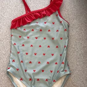 Disney girls swimsuit small